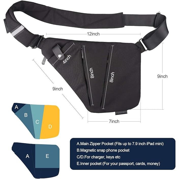 Stealth Pack — Smell-Proof Sling | The Royal Commuter