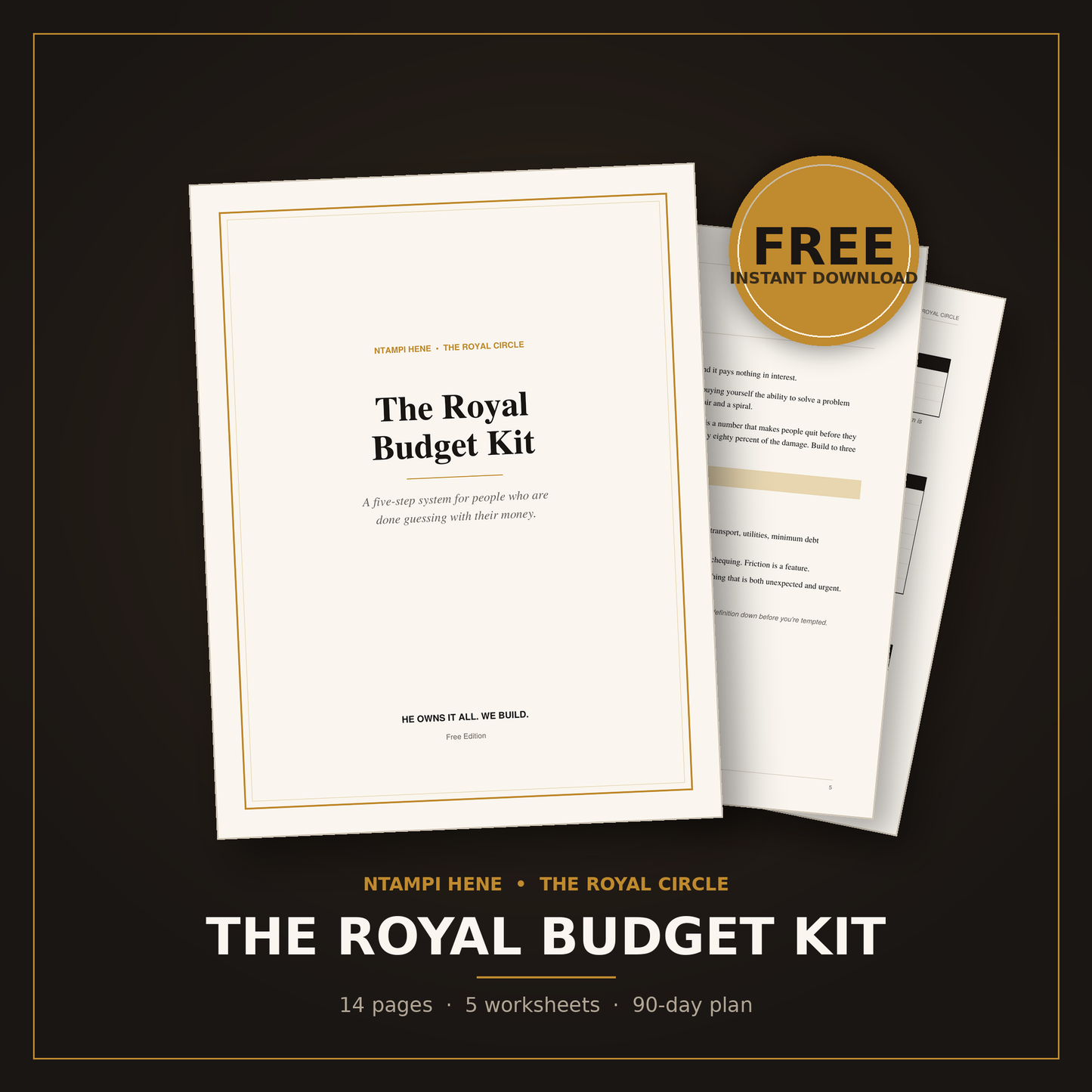 The Royal Budget Kit — Free Edition