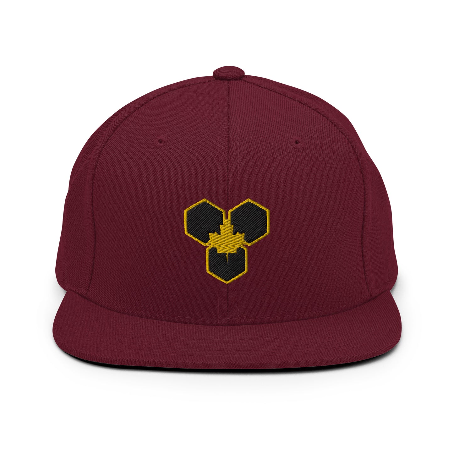 Royal Mark Snapback — Gold Emblem Edition