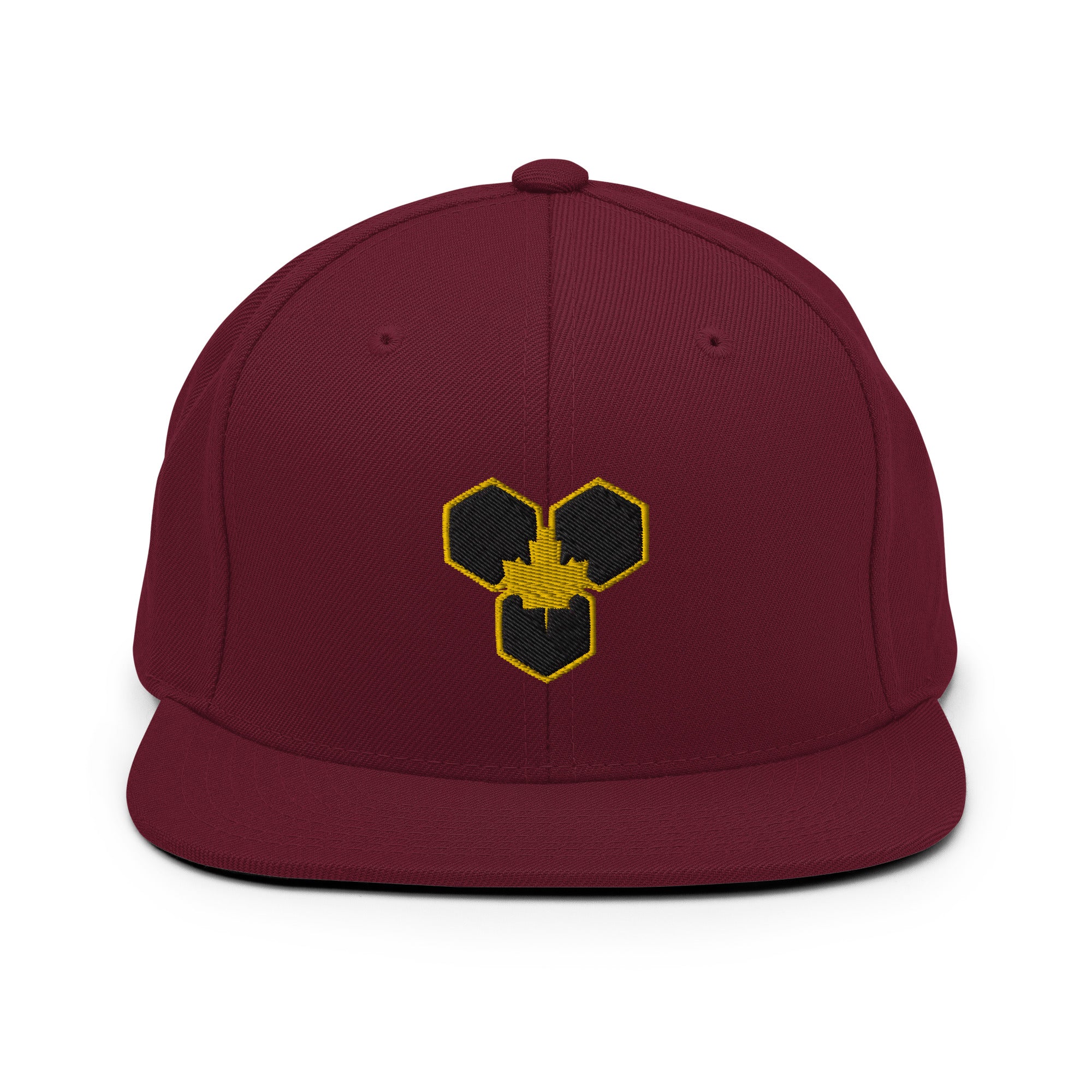 Royal Mark Snapback — Gold Emblem Edition