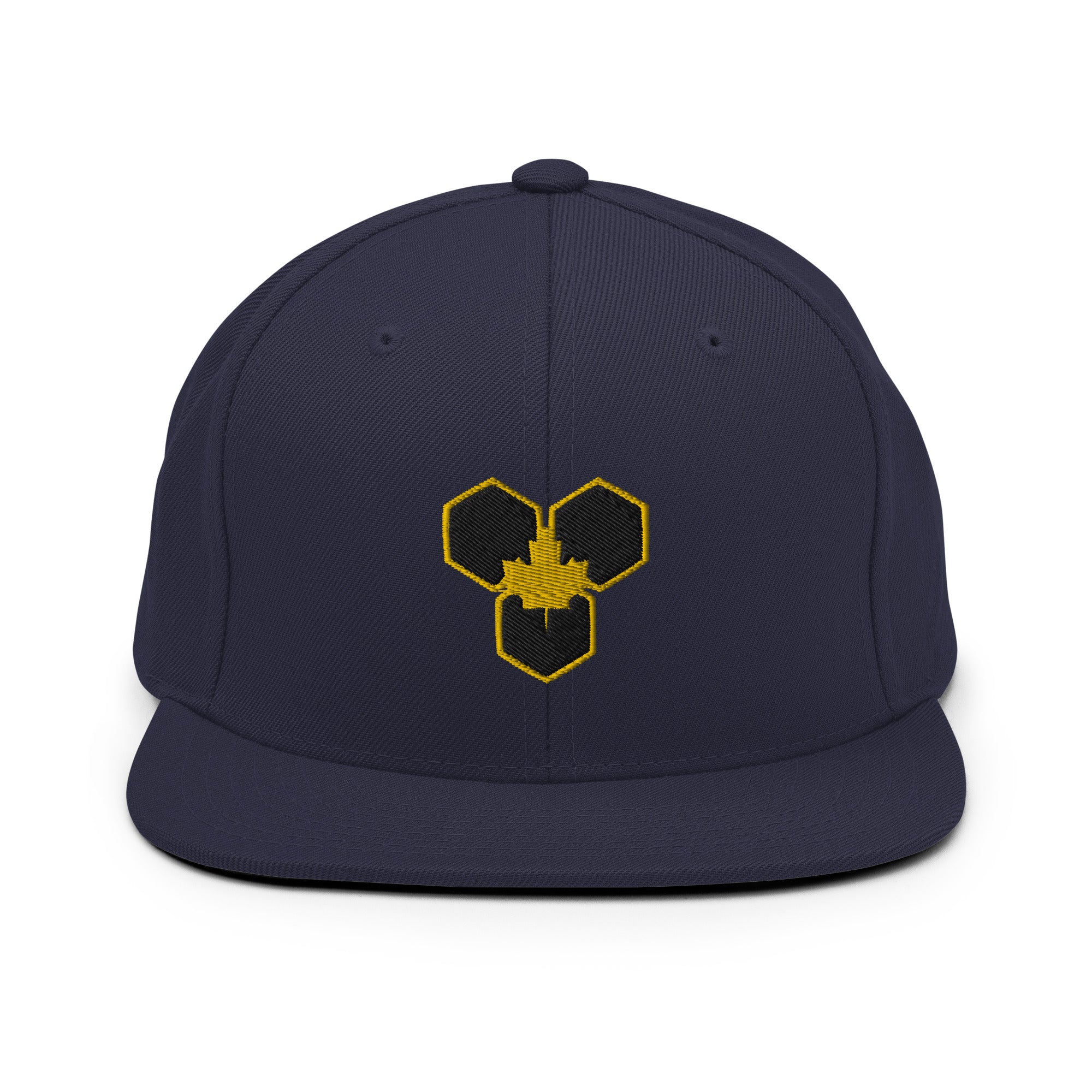 Royal Mark Snapback — Gold Emblem Edition