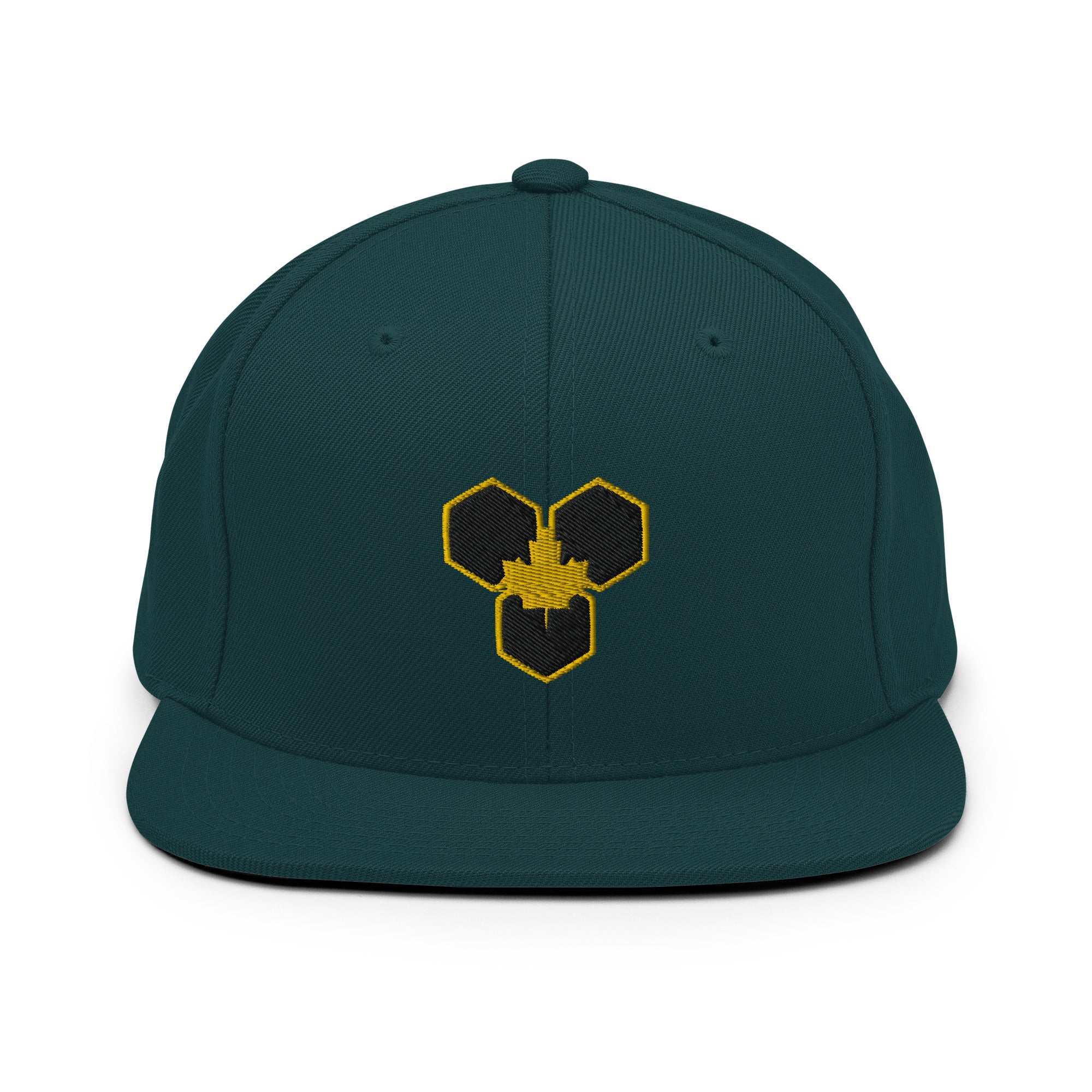 Royal Mark Snapback — Gold Emblem Edition
