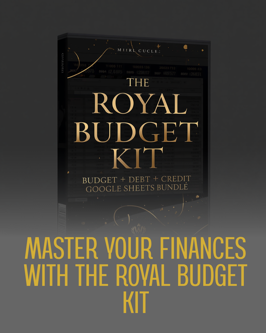The Royal Budget Kit — Budget, Debt & Credit Google Sheets Bundle