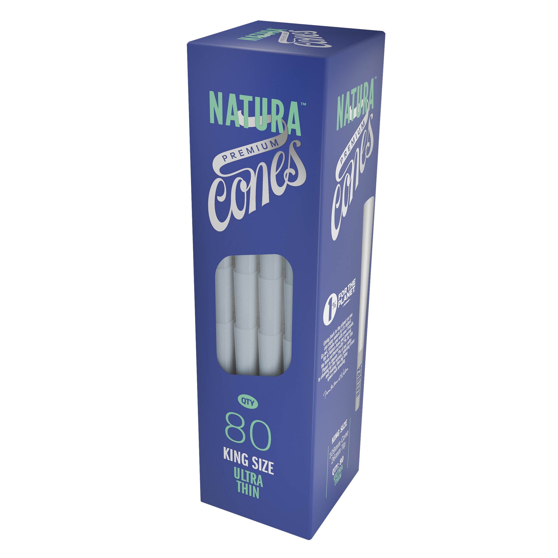 Natura –  White Ultra Thin Pre-Rolled Paper Mini Tower_3