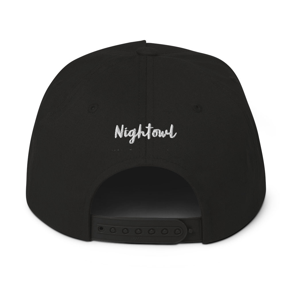 Night Owl Flat Bill Cap