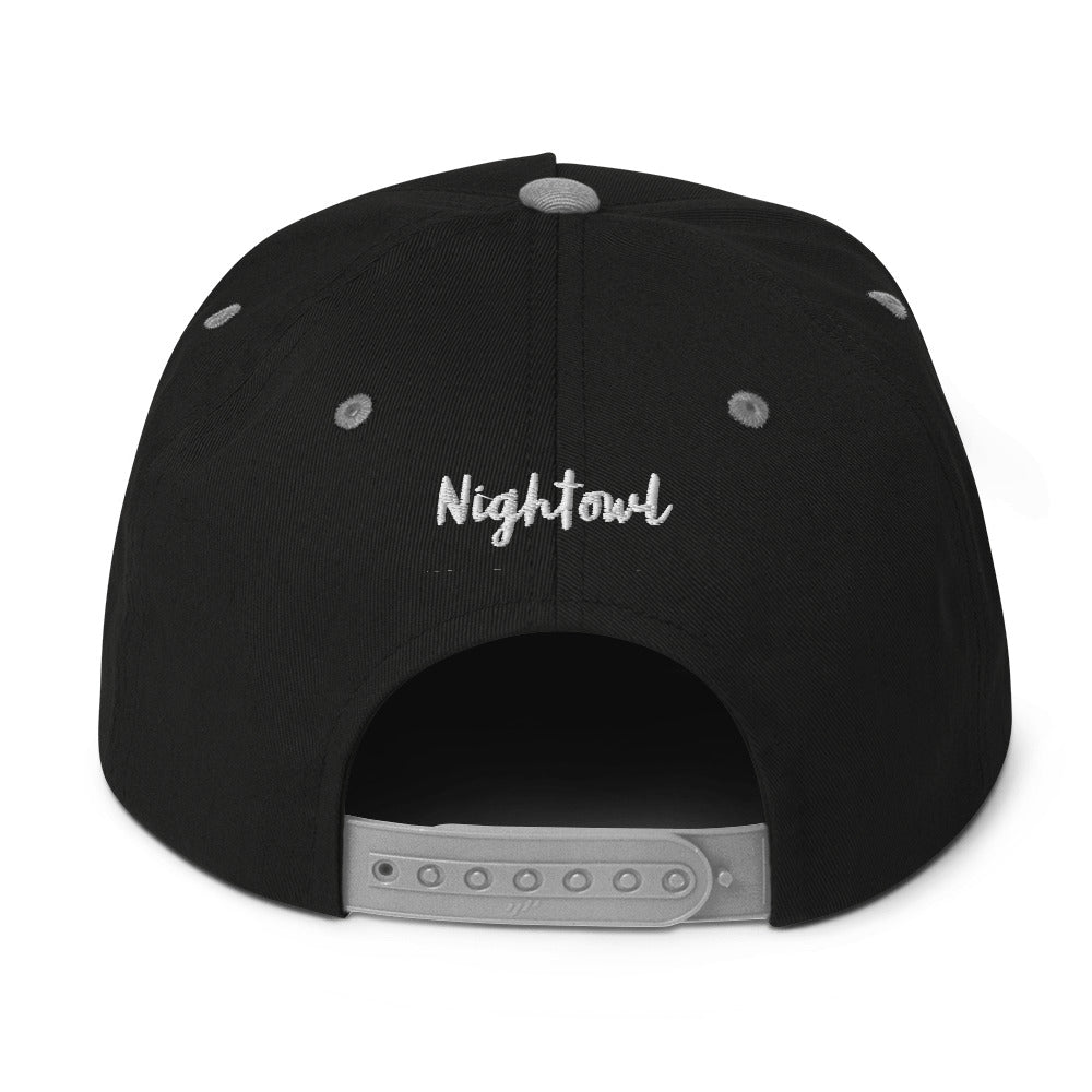 Night Owl Flat Bill Cap