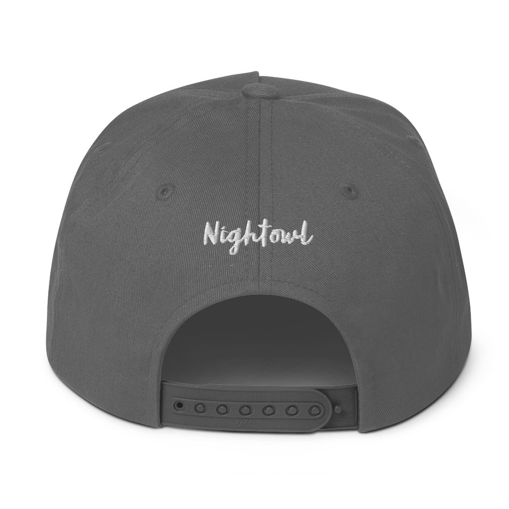 Night Owl Flat Bill Cap