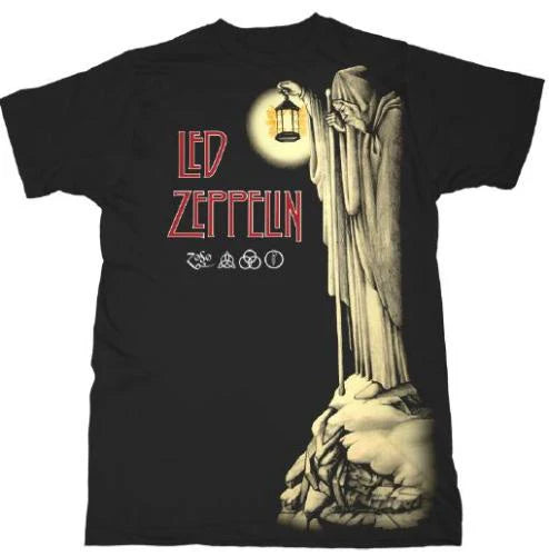 Led Zepplin | "The Hermit" Men's  T-Shirt Black - Officially Licensed_0