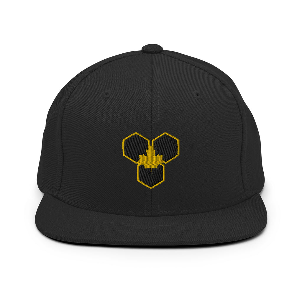 Royal Mark Snapback — Gold Emblem Edition