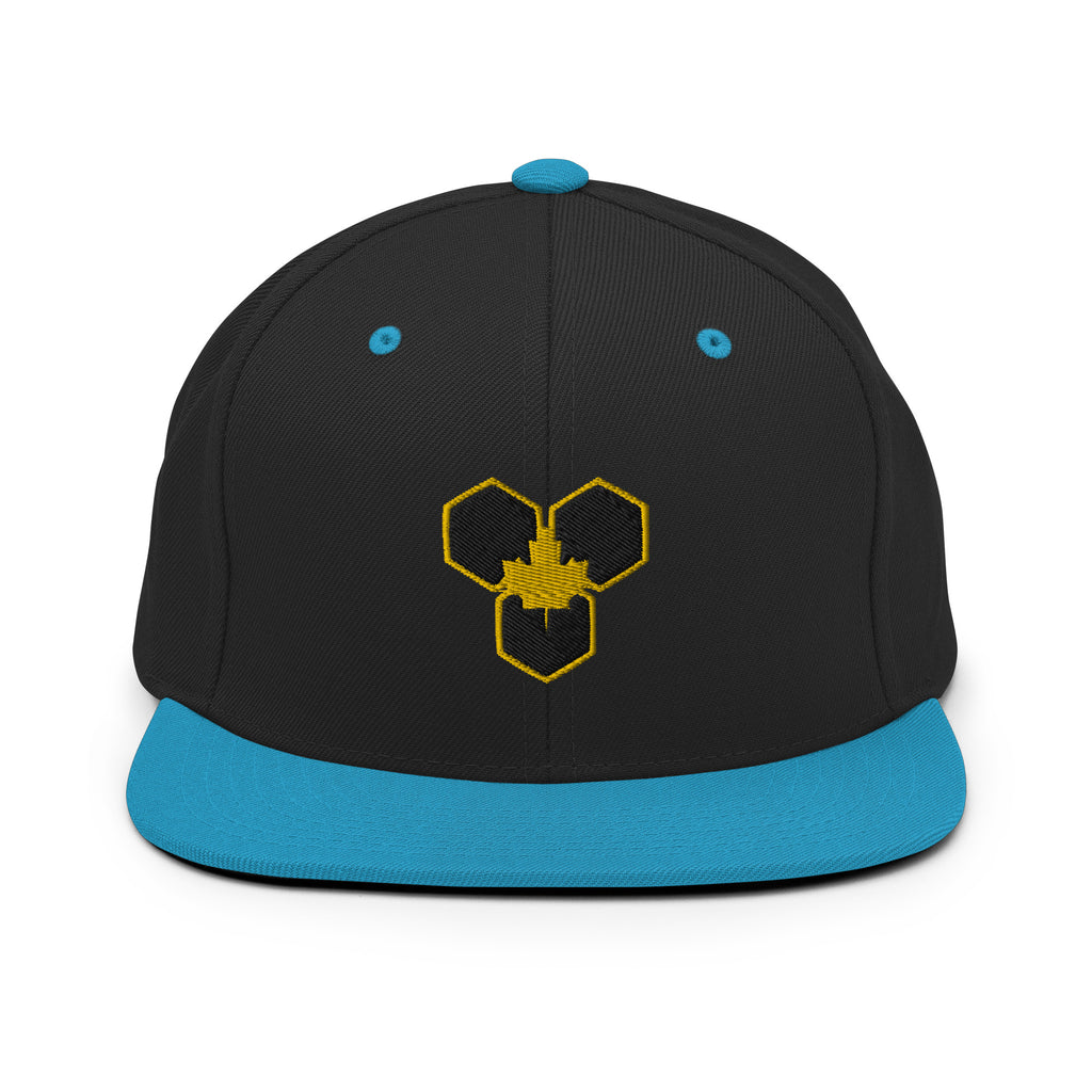 Royal Mark Snapback — Gold Emblem Edition