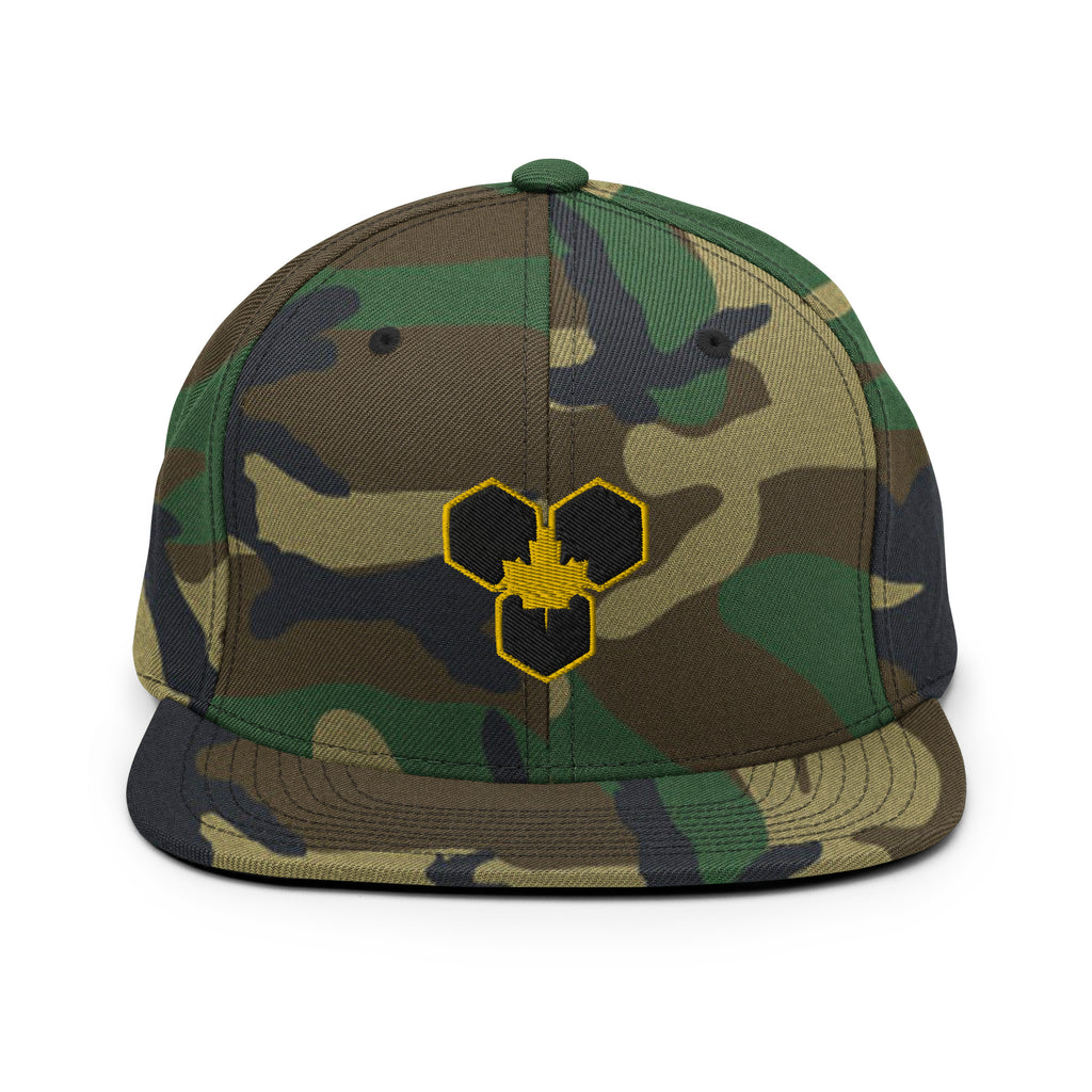 Royal Mark Snapback — Gold Emblem Edition
