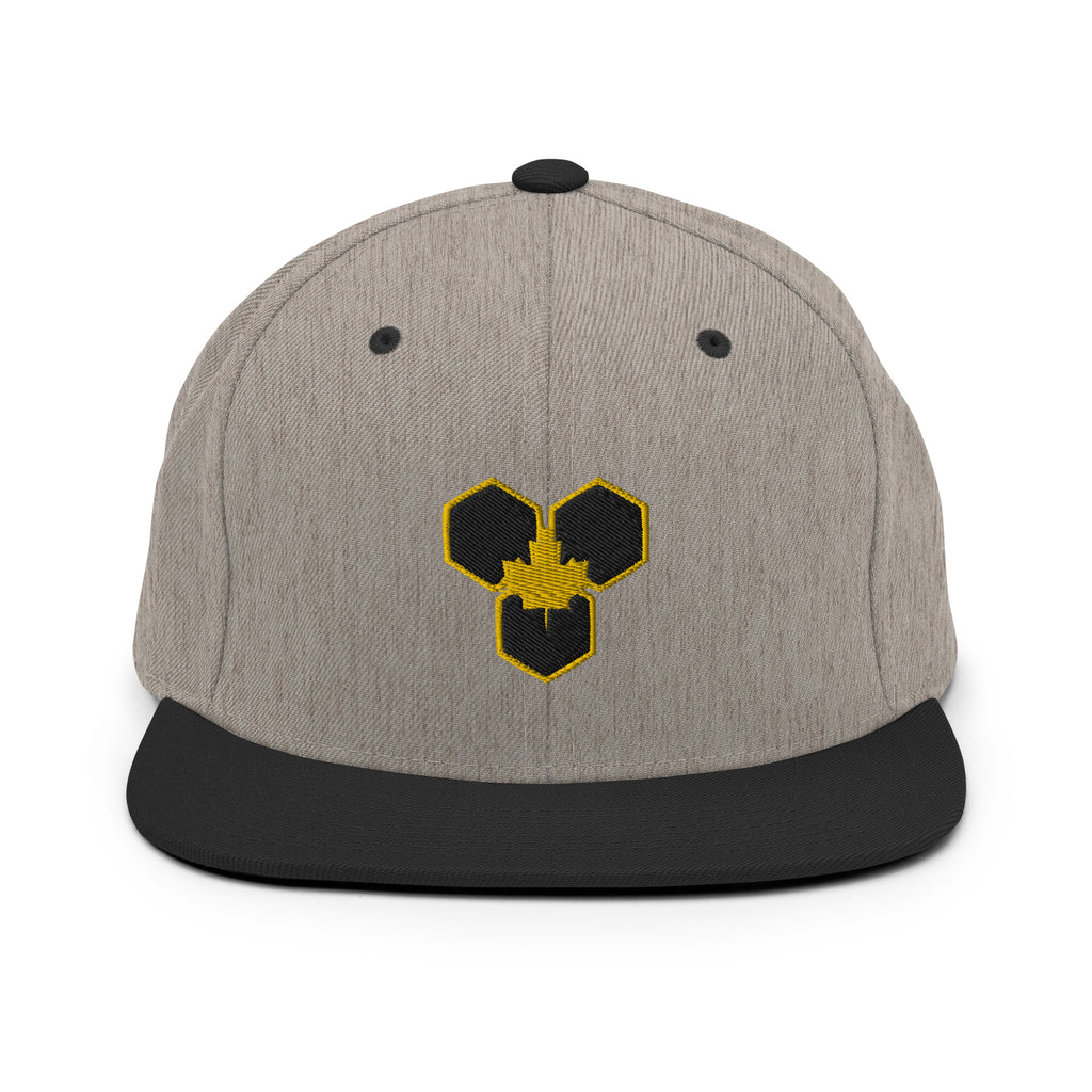 Royal Mark Snapback — Gold Emblem Edition