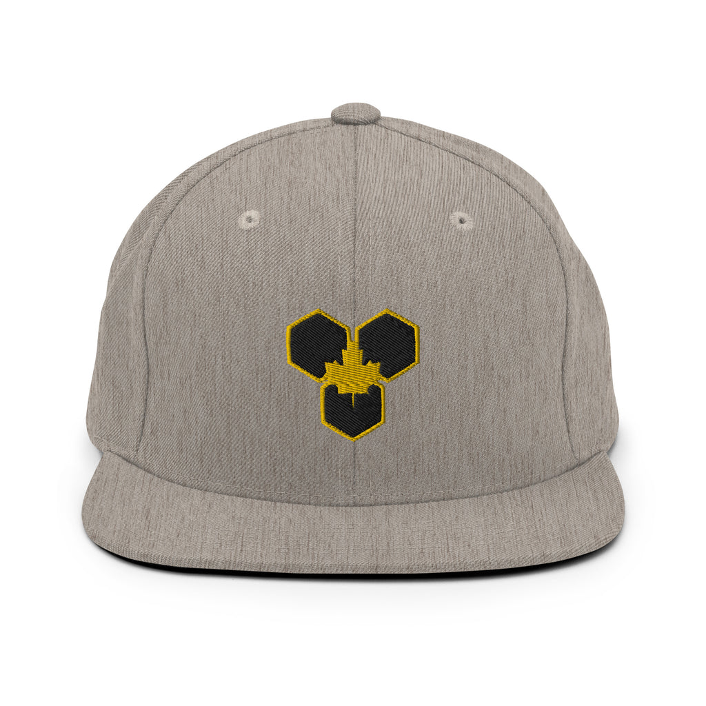 Royal Mark Snapback — Gold Emblem Edition