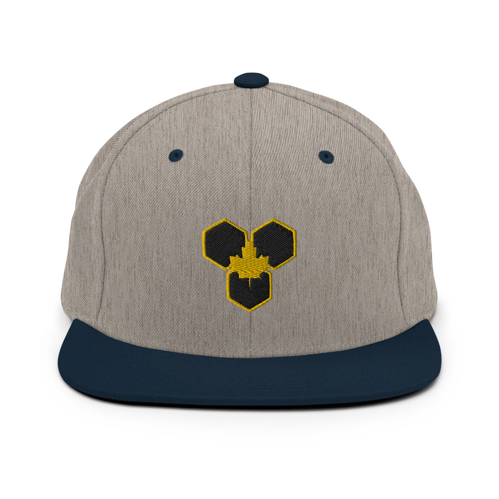 Royal Mark Snapback — Gold Emblem Edition