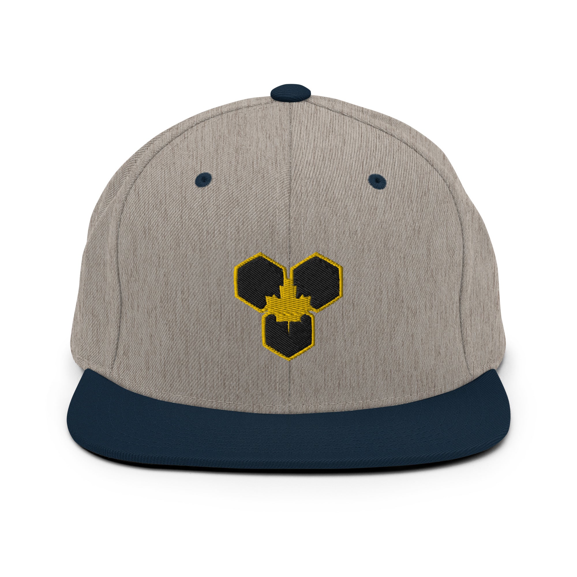 Royal Mark Snapback — Gold Emblem Edition