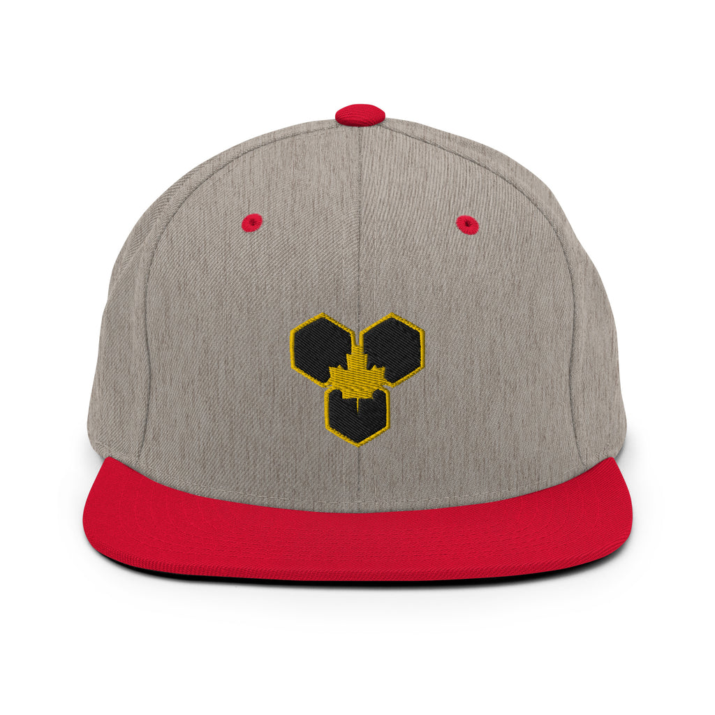 Royal Mark Snapback — Gold Emblem Edition