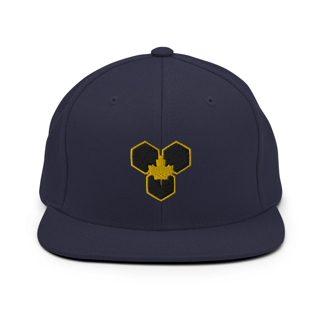 Royal Mark Snapback — Gold Emblem Edition