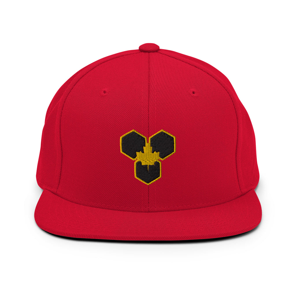 Royal Mark Snapback — Gold Emblem Edition