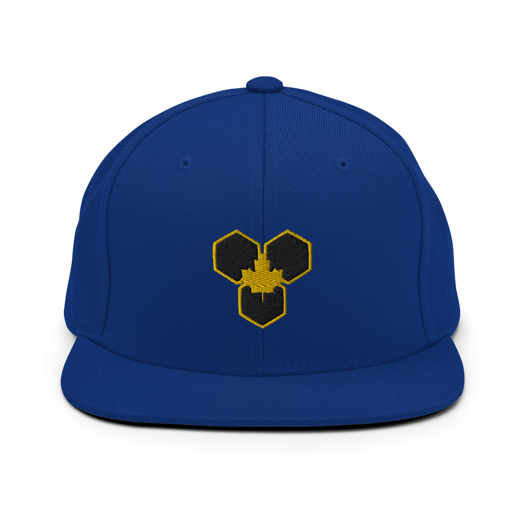 Royal Mark Snapback — Gold Emblem Edition