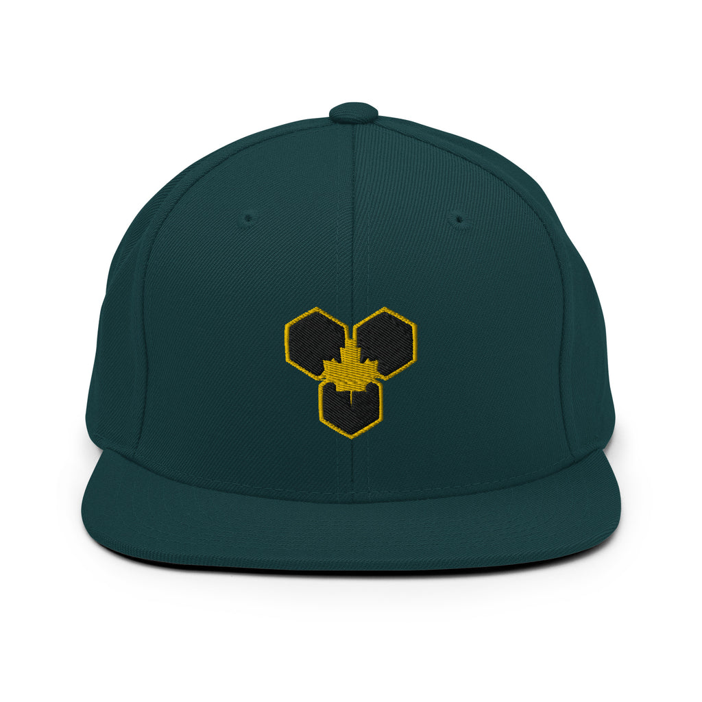 Royal Mark Snapback — Gold Emblem Edition